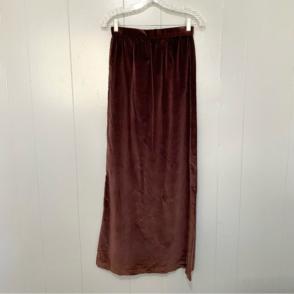 jcpenney Skirts Jc Penny Vintage Burgundy Velvet 7s 80s Boho